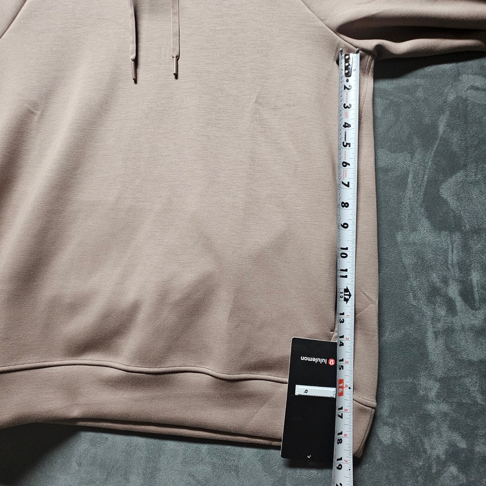 Lululemon Mens Smooth Spacer Pullover Hoodie ASHR Ashen Rose LM3FDVS Large NWT - Picture 7 of 9